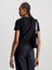 Kadın Kısa Kollu Yuvarlak Yaka T-Shirt - Siyah 4