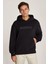 Erkek Embroıdered Box Sweatshirt - Siyah 1