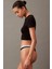 Kadın Thong Modern Logo Tanga - Siyah 2
