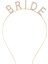 Altın Gold Renk Bekarlığa Veda Kristal Taş Bride Tacı Ithal 16X10 cm (4738) 2