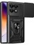 Xiaomi Poco F6 Pro ile Uyumlu Kılıf Pars Lens Sürgülü Yüzüklü Standlı Korumalı Kılıf 1