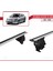 Hyundai Accent Iv (Rb) Sedan 2011-2018 Arası ile Uyumlu Ace-4 Ara Atkı Tavan Barı Gri 4