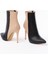 Siyah Yüksek Ince Topuklu Fermuarlı Kadın Bot Bayan BOTLS-216 4