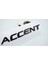 Accent Bagaj 3m 3D Siyah Abs Yazı Logo Hyundai Ile Uyumlu 1