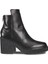 Fluted Heel Black Santiago 5