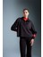 Fit Oversize Geniş Kalıp Dik Yaka Modal Sporcu Sweatshirt Black 1