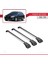 Peugeot 407 Estate 2005-2011 Arası ile Uyumlu Ace-1 Ara Atkı Tavan Barı Gri 3 Adet Bar 4