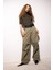 Regular Fit Balıkçı Yaka Yarım Kol Basic Düz Triko Kazak Khaki 2