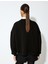 Üç Iplik Şardonlu Uzun Kollu Bisiklet Yaka Pullu Payetli Sweatshirt 4