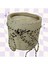 Dekoratif Tabak ve Beton Saksı Mum Seti. (23CM Takı Tabağı) Hediyelik #handmade 1MUM1TABAK 5