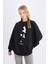 Oversize Geniş Kalıp Bisiklet Yaka Atatürk Baskılı Sweatshirt E5445AX24WN 3