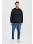 Polo Yaka Çizgili Regular Fit Sweatshırt (WK25214) 2