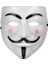 Beyaz Renk Pembe Yanaklı Ithal V For Vendetta Maskesi (4738) 1
