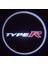 Honda Typer Araçlar Için Pilli Yapıştırmalı Kapı Altı LED Logo 1