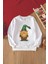 Christmas Sevimli Yeşil Cüce Adam Baskılı Çocuk Sweatshirt 23127 1