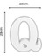 Strafor Q Harfi 28 cm 1