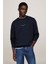 Erkek Yuvarlak Yaka Sweatshirt - Lacivert 1