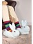 Tavşan Figürlü Peluş Ev Pandufu Unisex 2