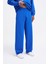 Erkek Basic Diagonal Baggy Açık Mavi Eşofman Altı 2