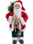 Kırmızı Payet Ceketli Fenerli Noel Baba 30 cm 1