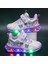 Çocuk Spor Ayakkabı LED Işıklı Spor Ayakkabı Pu Deri Kız Pembe Çocuk Koşu Ayakkabısı (Yurt Dışından) 1