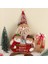 Noel Bebek Dekorasyonu Kısa Peluş Baskılı Noel Baba Süsü (Yurt Dışından) 1