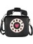 Sevimli Telefon Şekilli Crossbody Çanta Komik Omuz Çantası Kılıf Çanta Satchel Siyah Beyaz (Yurt Dışından) 1