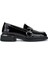 Kadın Deri Siyah Rugan Loafer Ayakkabı 1061 2244 Bn Ayk SK24-25 Sıyah Rgn 1