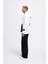 Erkek Contrast Patchwork Ekru Hoodie 5