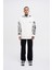 Erkek Graffiti Printed Ekru Hoodie 4