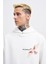 Erkek Embroidery Bird Ekru Hoodie 3