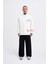 Erkek Embroidery Bird Ekru Hoodie 5