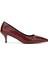 Kadın Deri Bordo Stiletto Ayakkabı 886 01 Bn Ayk SK24-25 Bordo Fsly Bsk 1