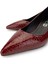 Kadın Deri Bordo Stiletto Ayakkabı 886 01 Bn Ayk SK24-25 Bordo Fsly Bsk 3