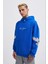 Erkek Birds Embroidered Açık Mavi Hoodie 2
