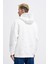 Erkek Map Printed And Applique Ekru Hoodie 5