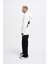 Erkek M Shaped Pactwork Ekru Hoodie 5