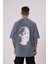 Erkek Be Original Baskılı Yıkamalı Oversize Ghost Spotted Tişört 1