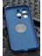 iPhone 14 Pro Max Uyumlu Inidgo Mavi Benekli Desenli Ince Sert Kapak Kılıf Kamera Lens Korumalı 5