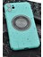 iPhone 11 Uyumlu Mint Yeşil Benekli Desenli Ince Sert Kapak Kılıf Kamera Lens Korumalı 1