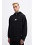 Erkek M Shaped Pactwork Siyah Hoodie 2