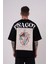 Erkek Premium Pisagor Basklı Oversize Black Tişört 1