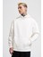 Erkek Brode Patch Ekru Hoodie 2