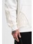 Erkek Brode Patch Ekru Hoodie 4