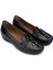 Kadın Deri Siyah Loafer Ayakkabı 1065 128-06 Bn Ayk SK24-25 Syh Dr/ptk Bsk 2