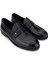 Erkek Deri Siyah Loafer Ayakkabı 1047 8328 Erk Ayk SK24-25 Syh Bfl/gyk 2
