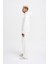 Erkek Basic Diyagonel Ekru Hoodie 5