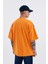 Erkek Macstar Vintage Oversize Turuncu Tişört 3