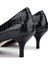 Kadın Deri Siyah Stiletto Ayakkabı 886 01 Bn Ayk SK24-25 Syh Fsly Bsk 5