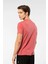 2170 Erkek Modal Pamuk V Yaka Kısa Kollu T-Shirt-Mercan 2